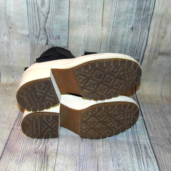 CONVERSE Chuck Taylor All Star GR82 Extra-High Black Egret Boots Womens 8.5 - Picture 2 of 7